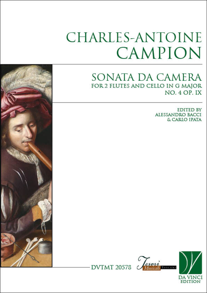 Sonata for 2 Flute and Cello in G major nr.4 op.IX